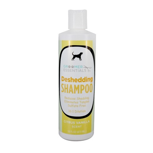 Groomer Essentials Deshedding Shampoo 16 Oz. Sweet Citrus Fragrance Target