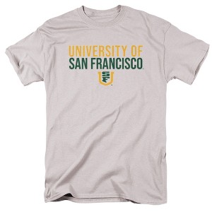 Men's University of San Francisco Official Stacked T-Shirt - 1 of 4