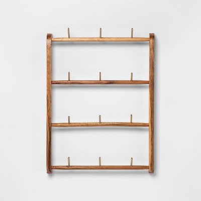 target wooden shelf