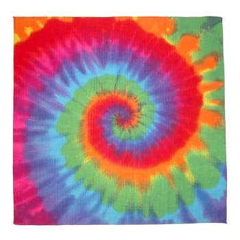 CTM Rainbow Tie Dye Bandana (Pack of 6)