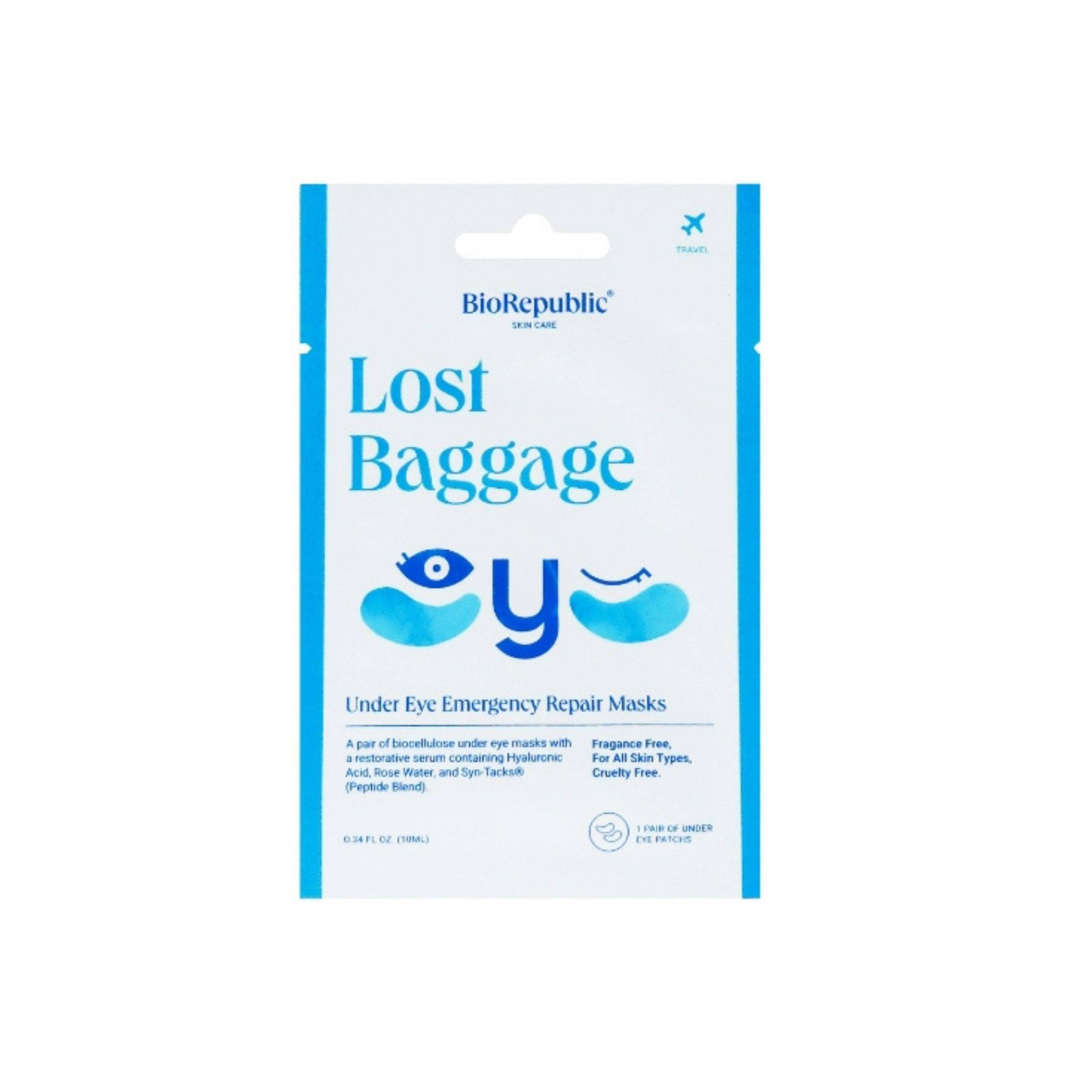 BioRepublic SkinCare Lost Baggage Eye Mask - 0.34oz