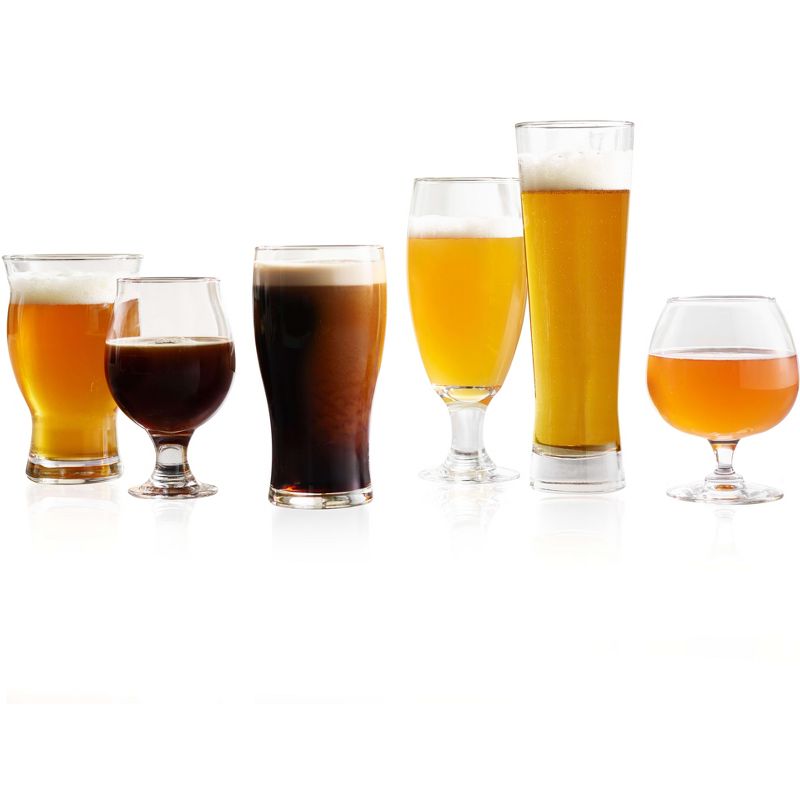 Libbey Craft Brews Assorted Beer Glasses, Set of 6, 1 of 8