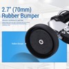 WOWOW 7/8-20UNEF Pre Rinse Sprayer with Black Handle Rubber Nozzles for Commercial Sink Faucet - 2 of 4