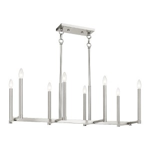 Livex Lighting Alpine 8 - Light Chandelier in  Brushed Nickel - 1 of 1