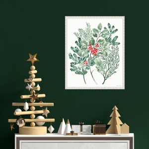 Amanti Art 16"x20" Classic Christmas IV by Beth Grove Framed Canvas Wall Art Print - 1 of 4