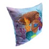Disney Little Mermaid Fish Friends Throw Pillow 18x18 Inches - 2 of 2