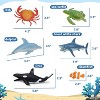 Ocean Sea Life Toy Figures Set for Kids, 12 PCS Realistic Marine, Sea Turtle, Penguin, Seal, Animal Figure Toys for Boys Girls Toddlers - 3 of 4
