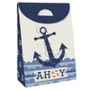 Big Dot of Happiness Ahoy - Nautical - Baby Shower or Birthday Gift Favor Bags - Party Goodie Boxes - Set of 12 - 3 of 4