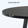 Round Dining Table for 4, 47 Inches Dining Room Table, Circle Kitchen Tables for Dining Room, Kitchen, Living Room(Table Only) - 4 of 4