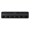 6-Unit Dock Charger for Cobra® Performa 400/450 2-Way Handheld Business Radios, 0010077-2 in Black, Size: 6 Port - 3 of 4