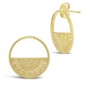 SHINE by Sterling Forever Medallion Half Circle Studs - 2 of 2