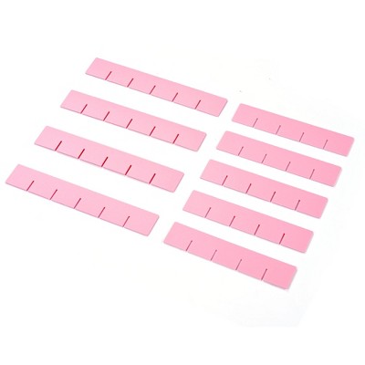 Pink Adjustable 30-Slot Nail Polish Divider Organizer