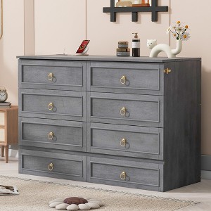 Queen Size Murphy Bed with Large Drawers - 1 of 4