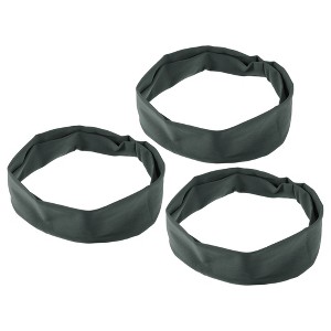 Unique Bargains Soft Anti-Slip Sports Headbands 3 Pcs - 1 of 4