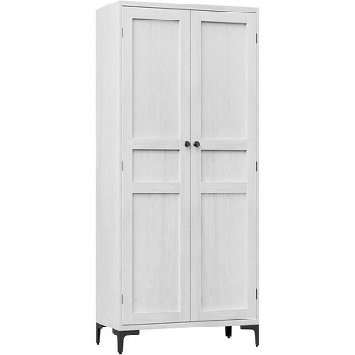 Tall Storage Cabinet, Kitchen Pantry 5 Tier Cabinet with Adjustable Shelves for Kitchen, Dining Room