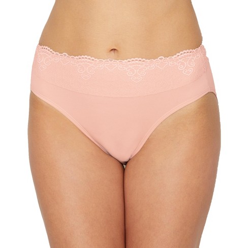 Women's Flattering Lace Hi-Cut Panty Underwear 13280, extended sizes  available