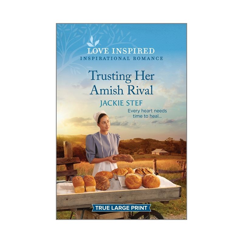 Trusting Her Amish Rival - (Bird-In-Hand Brides) Large Print by  Jackie Stef (Paperback), 1 of 2