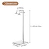 Unique Bargains Stainless Steel Home Retail Store Adjustable Height Clutch Purse Display Stands 2 Pcs - 2 of 4