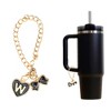 Unique Bargains Heart Bow Water Cup Pendant 1 Pc - 3 of 4
