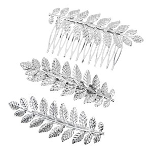 Unique Bargains Grace Leaf Pattern Set Hair Barrettes 1 Pc - 1 of 4