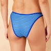 Women's Ribbed Textured Low-Rise Ultra High Leg Super Cheeky Bikini Bottom - Wild Fable™ - 2 of 4