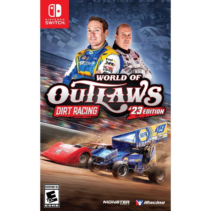 World of Outlaws: Dirt Racing 2023 - Nintendo Switch: Multiplayer, Career Mode, 19 Tracks, E10+, 1 of 5