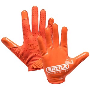 Battle Sports Youth Doom Speed Receiver Football Glove - Orange - 1 of 2