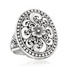 Ross-Simons Sterling Silver Bali-Style Floral Filigree Ring - 4 of 4