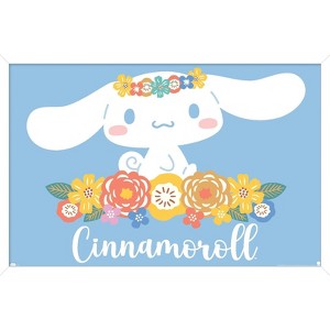 Trends International Hello Kitty and Friends: 24 Flowers - Cinnamoroll Framed Wall Poster Prints - 1 of 4