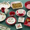 Certified International (Set of 4) 9" Holly and Vines Dessert Plates - 3 of 4
