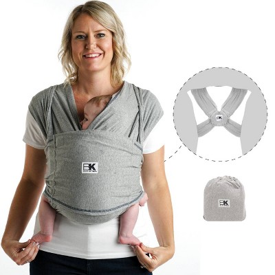 Baby K'tan ORIGINAL Baby Carrier - Heather Gray - Small