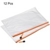 Unique Bargains PVC Waterproof Mesh Zipper Home Office Travel File Bags 12 Pcs - 3 of 4