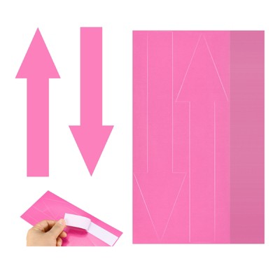 Unique Bargains PVC Self Adhesive Arrow Sticker 80 Pcs