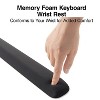 MyOfficeInnovations Memory Foam Keyboard Wrist Rest Black 24346017 - image 2 of 4