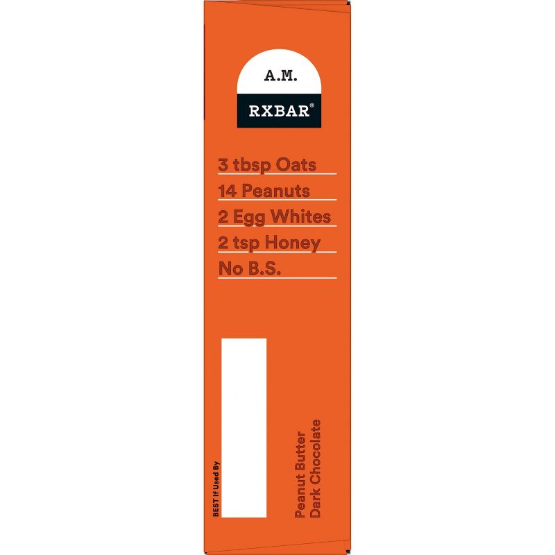 RXBAR A.M. Chocolate Peanut Butter Protein Bars - 5ct/9.7oz, 6 of 7