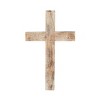 Mango Wood Biblical Carved Cross Wall Decor Brown - Olivia & May - 3 of 4