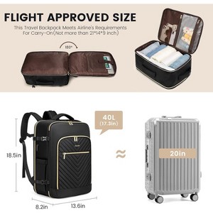 LOVEVOOK Large Travel Backpack for Women,Carry on Backpack Flight Approved - 1 of 3