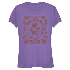 Juniors Womens Lost Gods Just Be Kind T-Shirt - 1 of 4