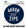 University of Akron Zips Logo Automotive Car Window Locker Circle Bumper Sticker - 2 of 4
