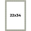 PosterPalooza | Sculpted Blue Picture Frame - UV Acrylic, Foam Board Backing, Hanging Hardware - 2 of 4