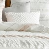 Pickford Blush Textured White Pillow -Levtex Home - 2 of 3