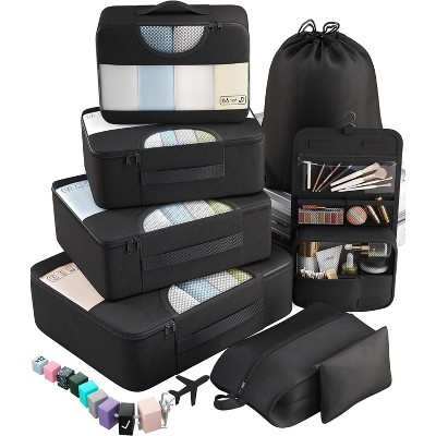 10 Set/8 Set Packing Cubes Travel Essentials, Suitcase Organizer Bags 4 Sizes, Carry-On Luggage Accessories Large
