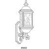Progress Lighting Ashmore 3-Light Outdoor Wall Lantern in Textured Black with Water Seeded Glass Shade - 2 of 2