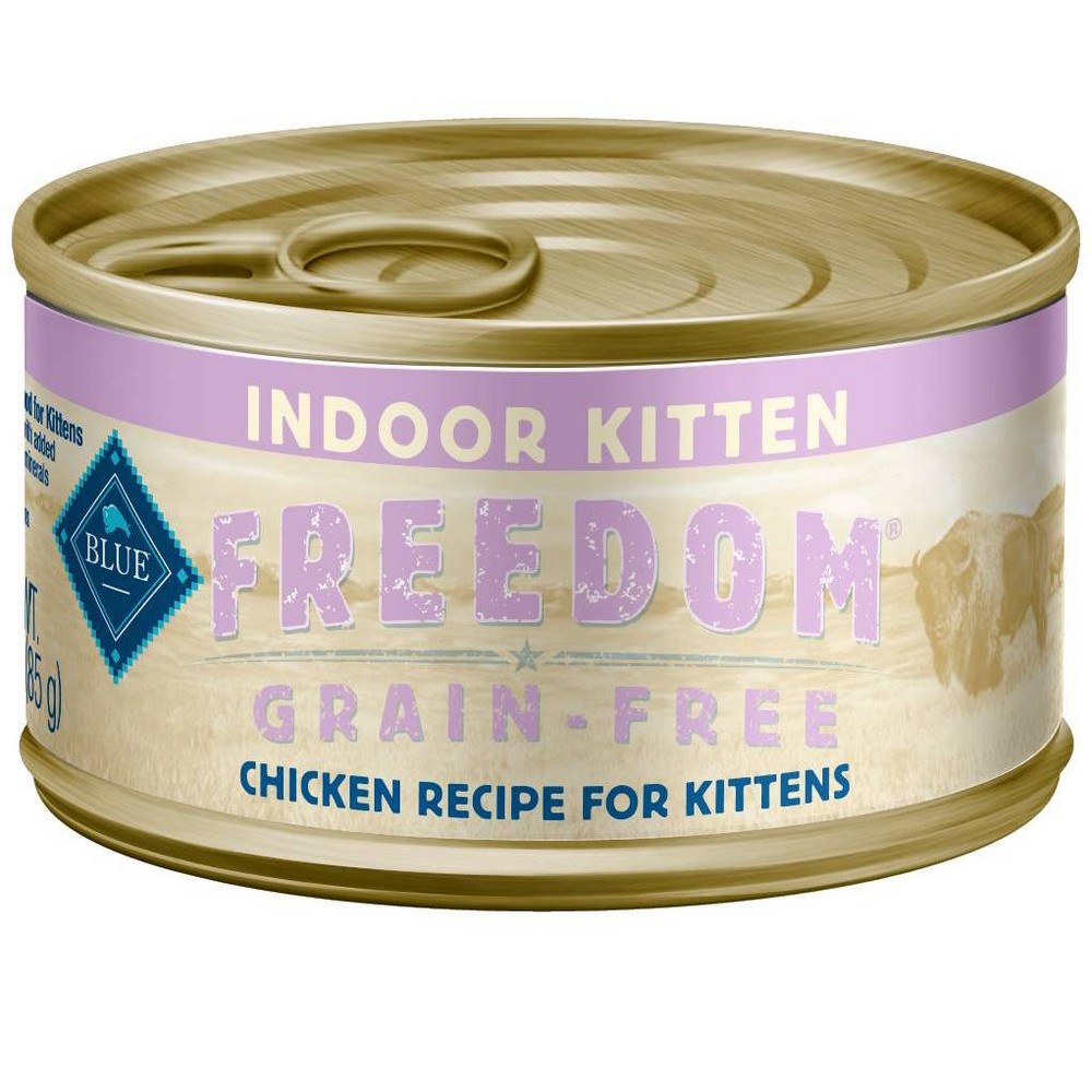 UPC 840243101726 product image for Blue Buffalo Grain Free Indoor Kitten Chicken Recipe Wet Cat Food - 24pk/3oz | upcitemdb.com