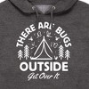 Men's - Instant Message - There Are Bugs Outside Get Over It Graphic Fleece Pullover Hoodie - 2 of 4