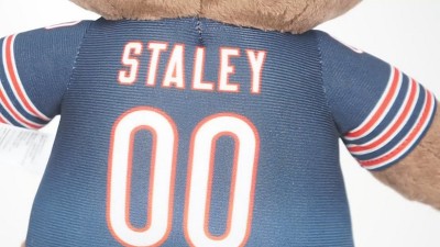 NFL Chicago Bears Stuffed Mascot: Polyester Animal Figure,