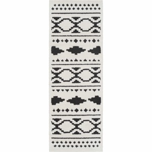 Hauteloom Amoret Black&White Pixel Rug - 1 of 4