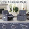 Lirago Oversized Recliner Chair for Living Room Bedroom Large Tall Adults 350 lbs Weight Capacity Swivel Rocker Recliner 3 Modes Easy Assembly - 3 of 4