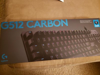 LOGITECH G512 Carbon RGB Mechanical GX Red Linear Gaming Keyboard – PC  Express