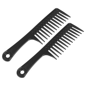 Unique Bargains Wide Tooth Comb for Curly Hair Wet Hair Long Thick Wavy Hair Detangling Comb Hair Combs - 1 of 4